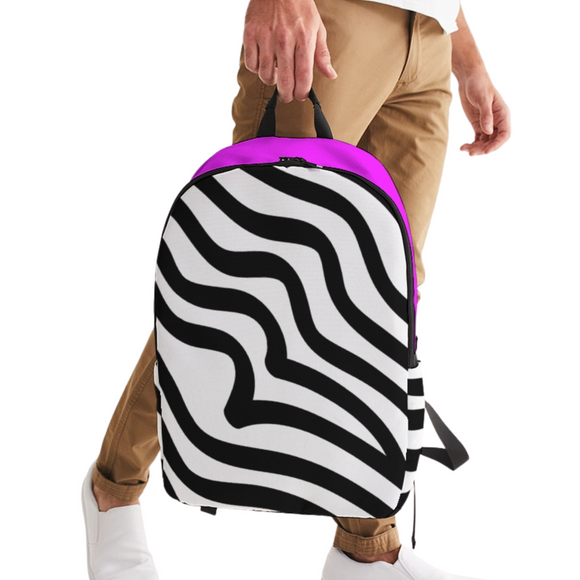 Zebra Hot Pink Girls Large Back Pack