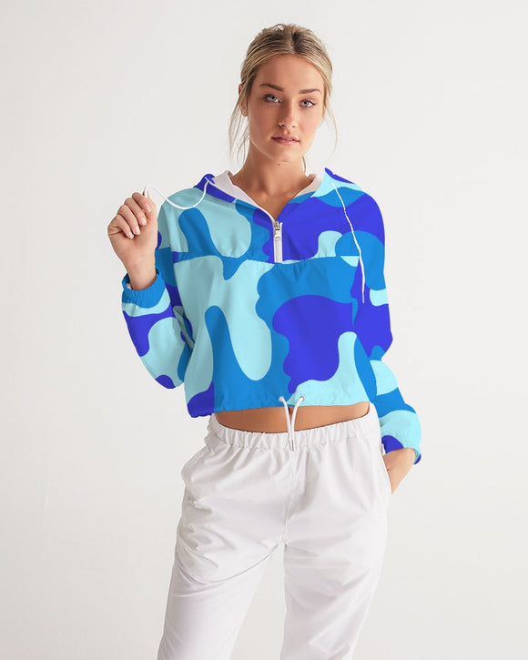 Ocean's Best Ladies Cropped Windbreaker