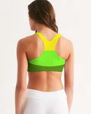 Lemon Lime Ladies Sports Bra-2