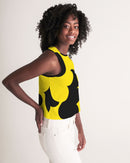 Bumble Bee Ladies Cropped Tank-3