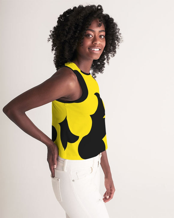 Bumble Bee Ladies Cropped Tank