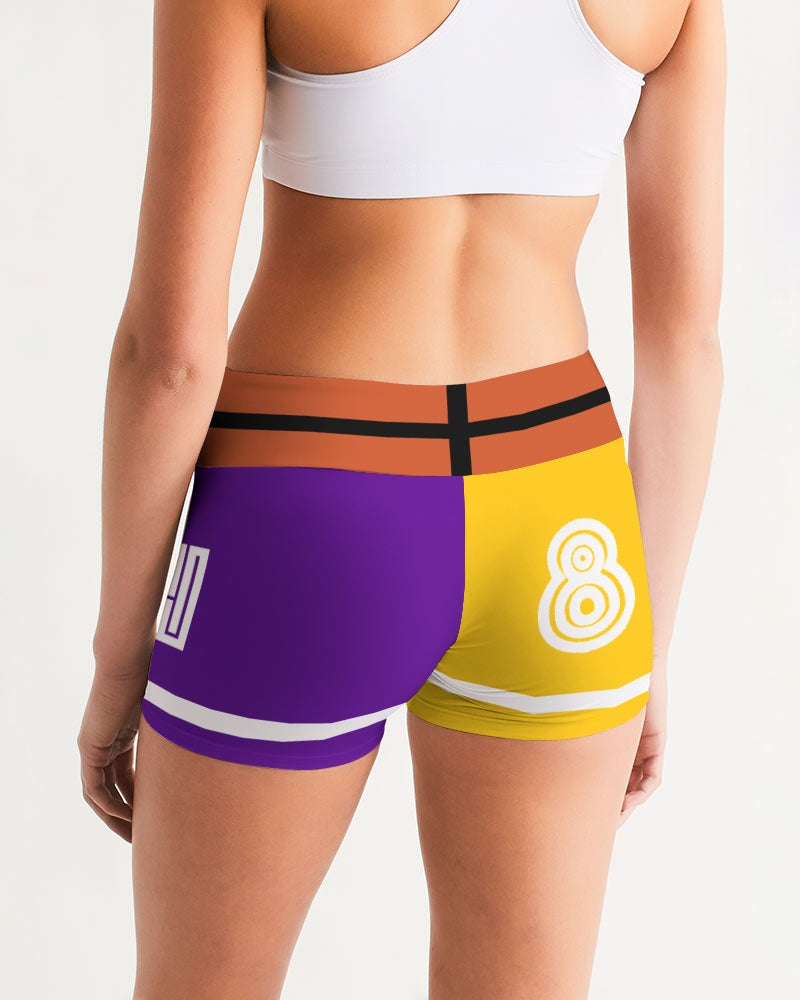 HOOP LEGEND Ladies Mid-Rise Yoga Shorts