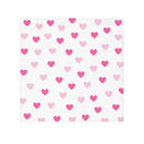 Pink Hearts Face Towel-3