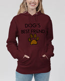Dog's Best Friend Ladies Hoodie-1