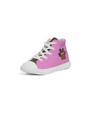 Dog's Best Friend Girls Hightop Canvas Shoe-6