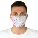 Pink Hearts Fabric Face Mask-4