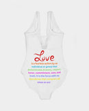 LOVE IS Ladies One-Piece Swimsuit-6