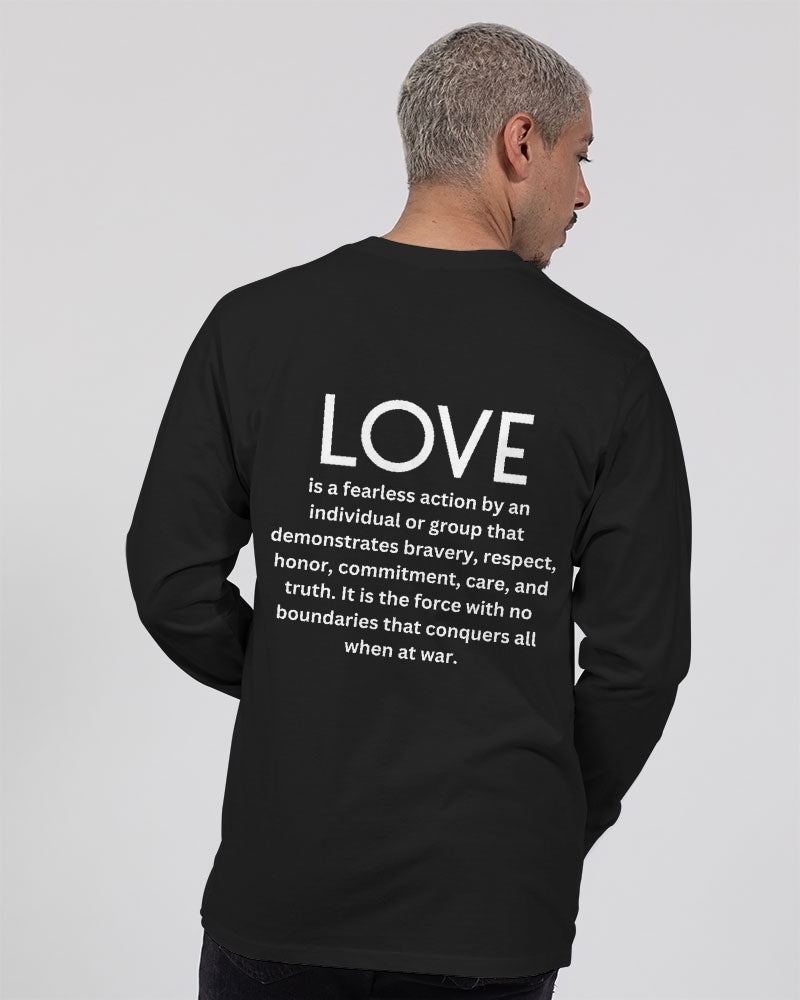 LOVE IS Men's Long Sleeve Tee | Lane Seven - 0