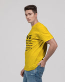 LOVE IS Men's Cotton T-Shirt-3