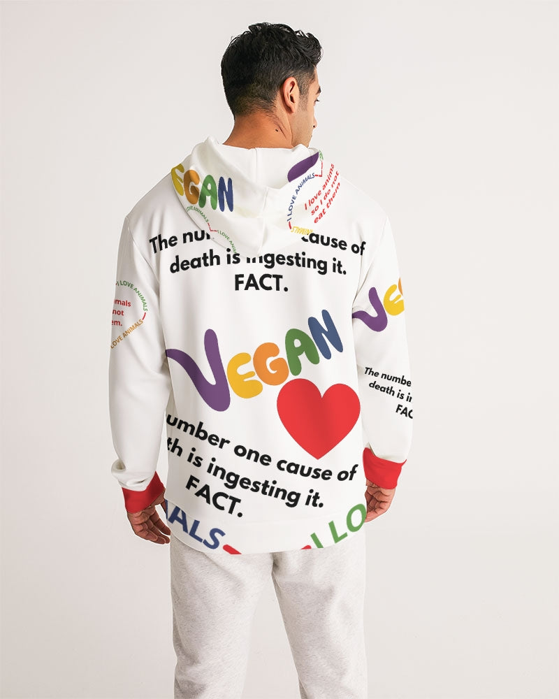 Vegan Heart Men's Hoodie