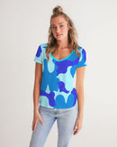 Ocean's Best Ladies V-Neck Tee-1