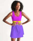 Cali Flower Ladies Racerback Dress-3