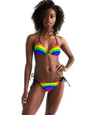 Rainbowbrite Ladies Triangle String Bikini-5