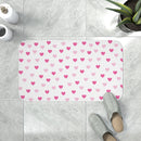 Pink Hearts Memory Foam Bath Mat-3