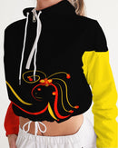 Don't Forget To Stretch Ladies Cropped Windbreaker-5