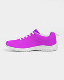 Solid Hot Pink Ladies Athletic Shoe-7