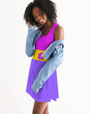 Cali Flower Ladies Racerback Dress-5