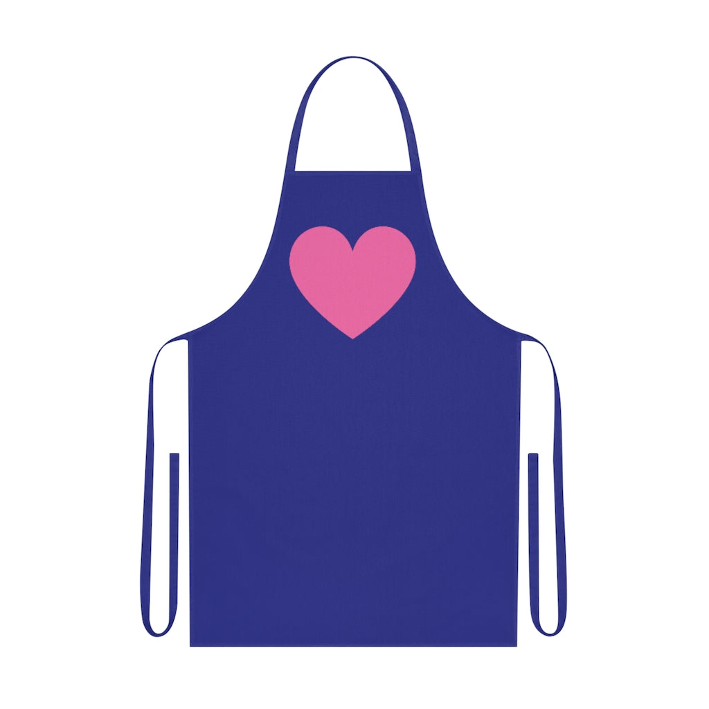 Pink Hearts 100% Cotton Apron