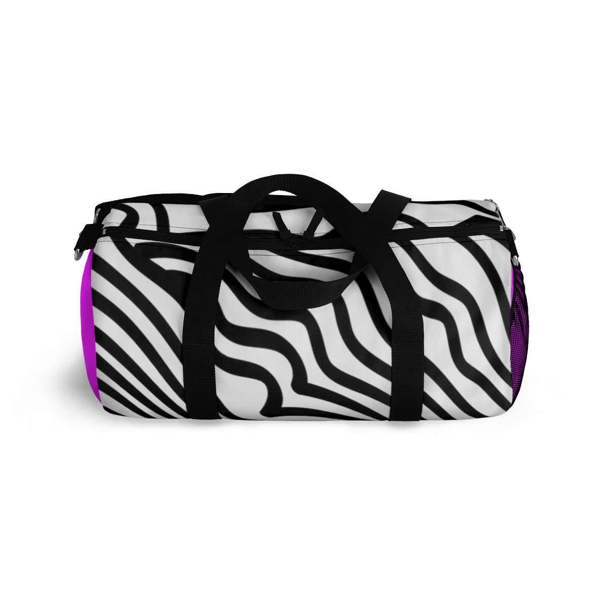 Hot Pink Zebra Print Duffel Bag