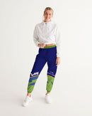 Love Is The Greatest Religion Ladies Blue Track Pants-6