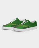 Green Fusion Men's Lace Up Canvas Shoe-4