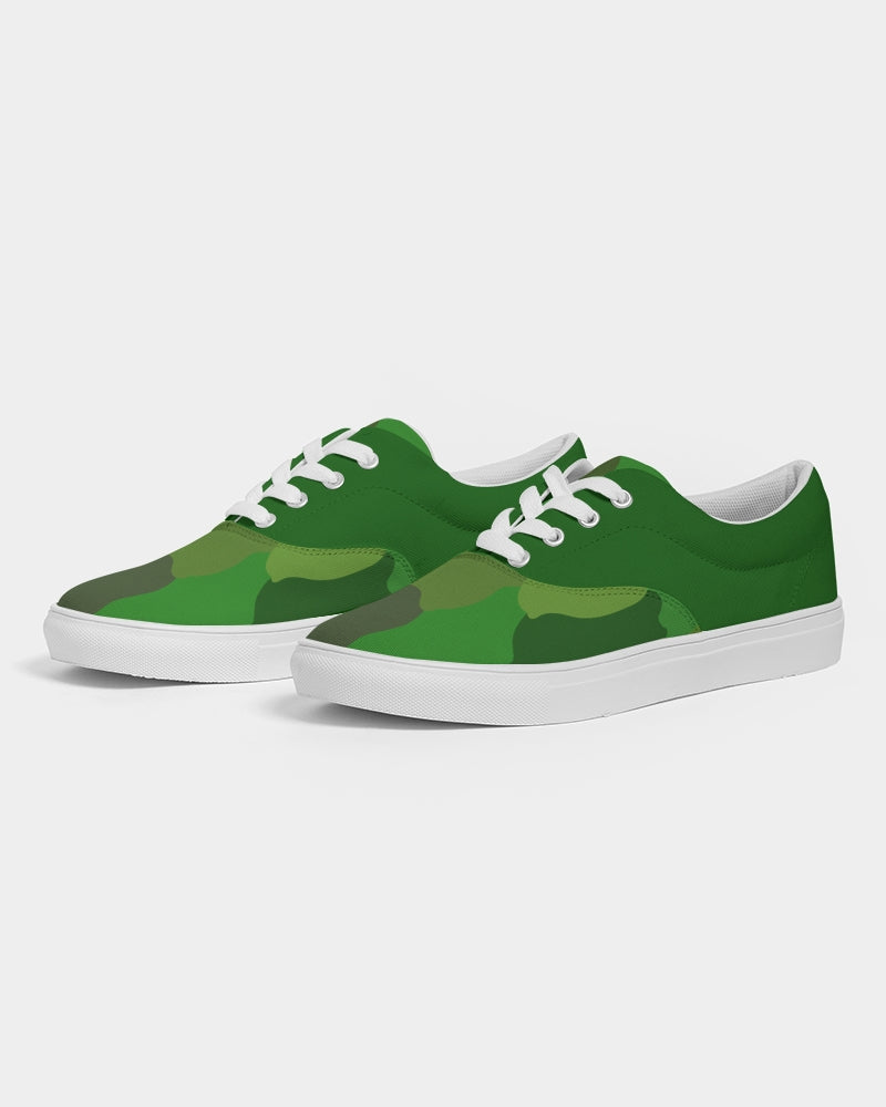 Green Fusion Men's Lace Up Canvas Shoe