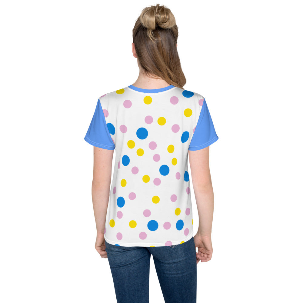 Circus Fun Girls Youth Crew Neck T-shirt