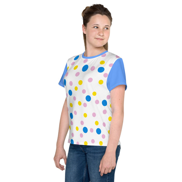 Circus Fun Girls Youth Crew Neck T-shirt