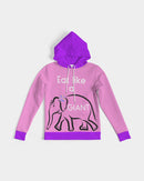 Eat Like A Giant Pink Ladies Hoodie-7