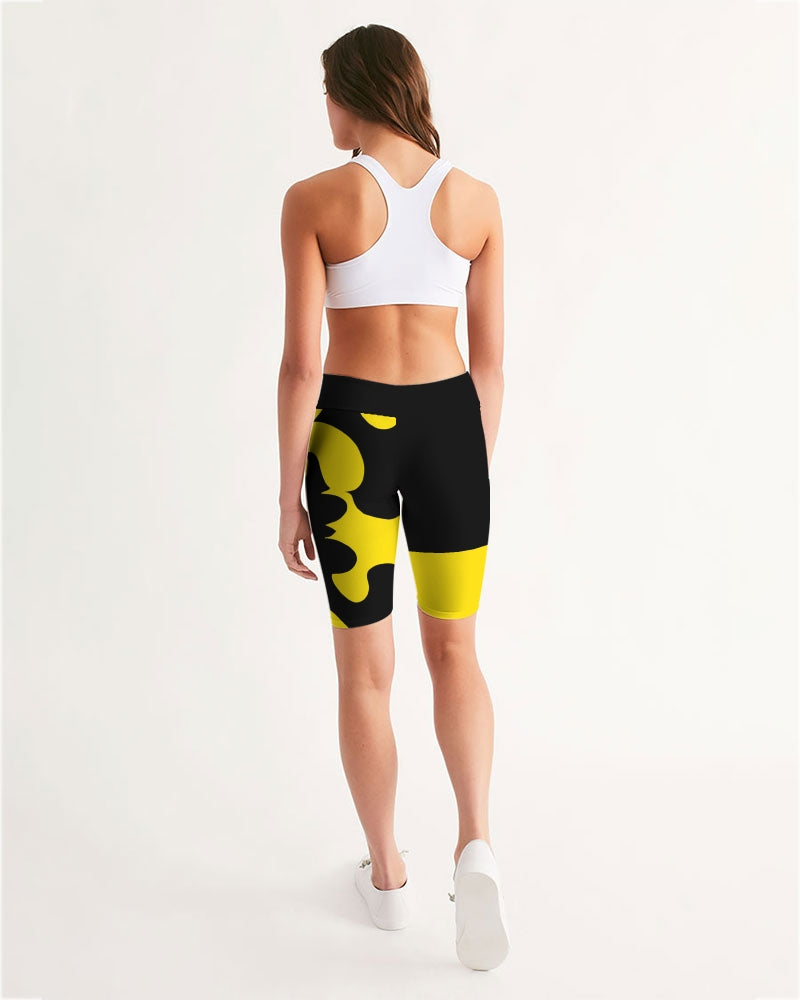 Bumble Bee Ladies Mid-Rise Bike Shorts