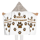 Dog's Best Friend Kids Hooded Towel-5