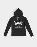 Love Is The Greatest Religion Ladies Hoodie (QR CODE ON BACK FOR BRAND SUPPORTERS)-8