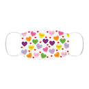 Sweet Tart Hearts Snug-Fit Polyester Face Mask-5