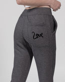 JUST LOVE Ladies Fleece Joggers-1