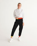 Don't Forget To Stretch Ladies Red/Yellow/Black Track Pants-6