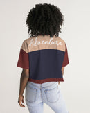 ADVENTURE Ladies Lounge Cropped Tee-5