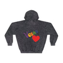 Vegan Heart Mineral Wash Men's Hoodie-3