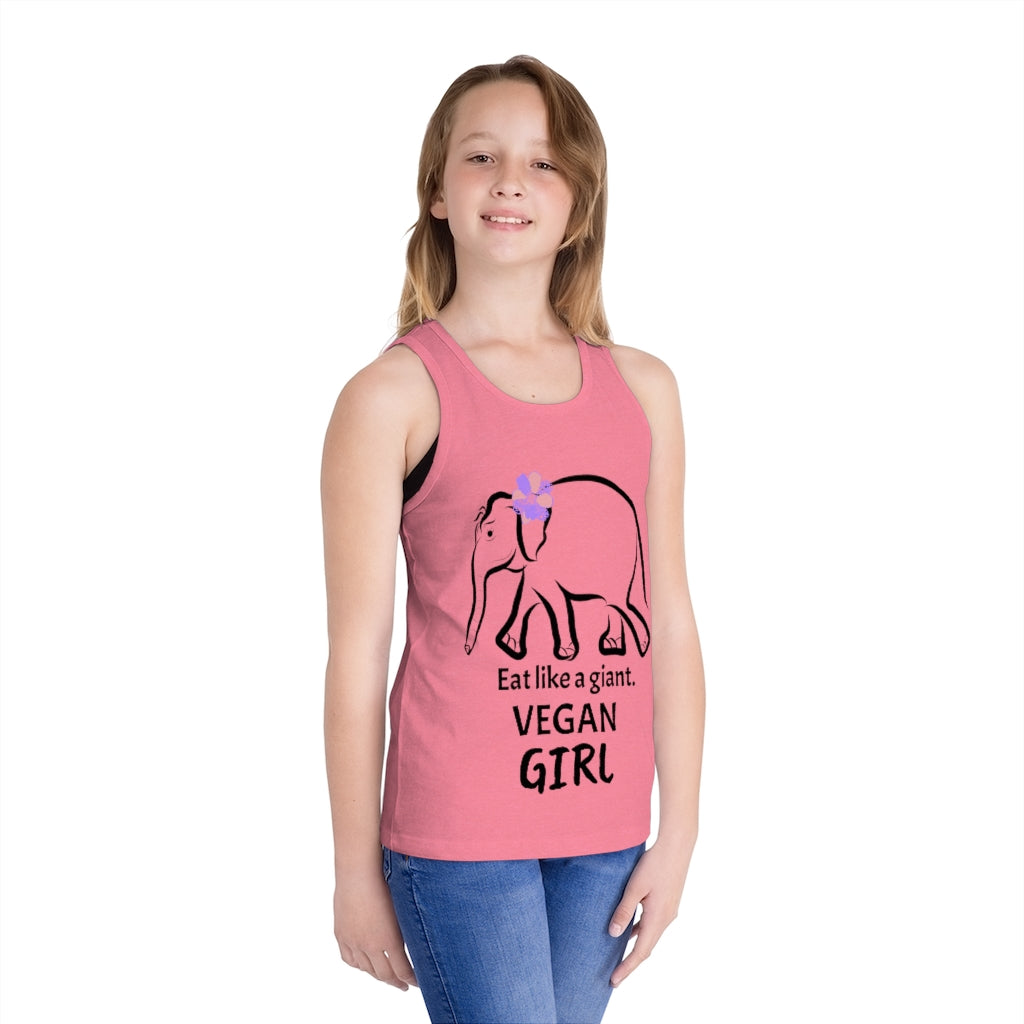 Eat Like A Giant Girls Jersey Tank Top