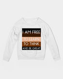 Freedom and Justice Girls Sweatshirt-1
