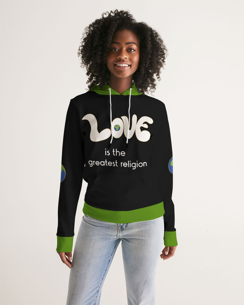 Love Is The Greatest Religion Ladies Hoodie