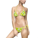 Lemon Lime Ladies Bikini Swimsuit-1