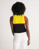 Don't Forget To Stretch Ladies Cropped Tank-5