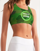 Green Fusion Ladies Seamless Sports Bra-4