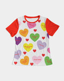 Sweet Tart Hearts Ladies Tee-6