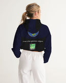 Love Is The Greatest Religion Cropped Ladies Windbreaker-2