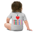 I LOVE ANIMALS Baby Short Sleeve 100% COTTON One Piece-6