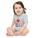 I LOVE ANIMALS Baby Short Sleeve 100% COTTON One Piece-5