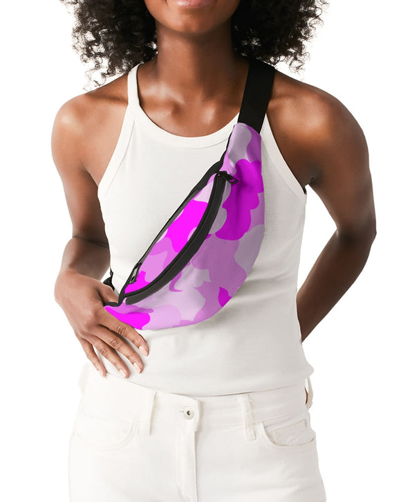 Pink Fusion Crossbody Sling Bag
