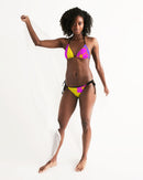 Cali Flower Ladies Triangle String Bikini-4