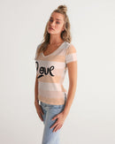 Just Love Ladies V-Neck Tee-4